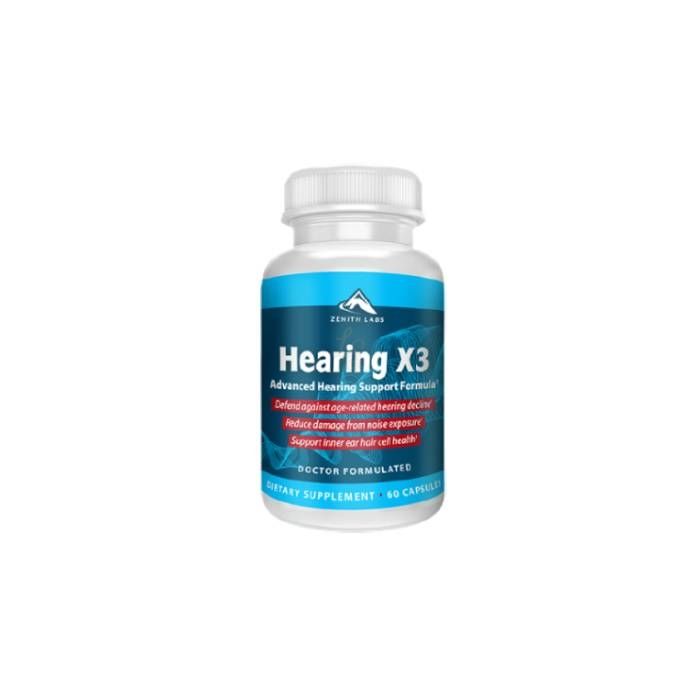 ▻ Hearing X3 - capsules pour améliorer l`audition