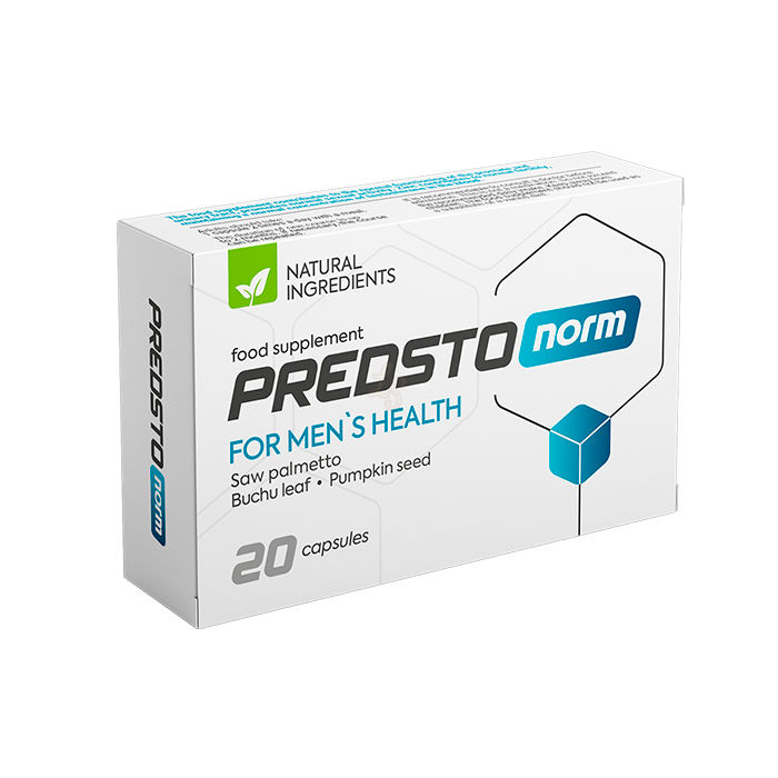 ▻ Predstonorm - producto para la salud de la próstata