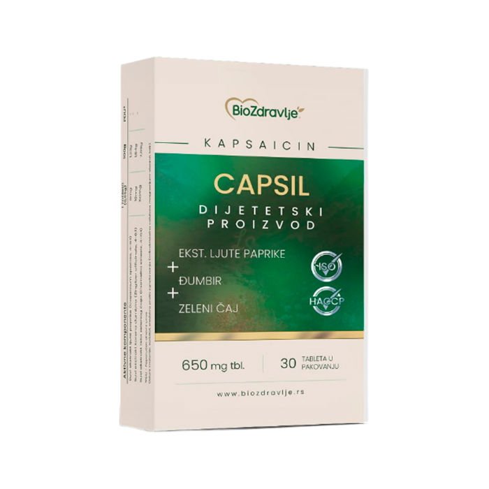 ▻ Capsil - produkt për kontrollin e peshës