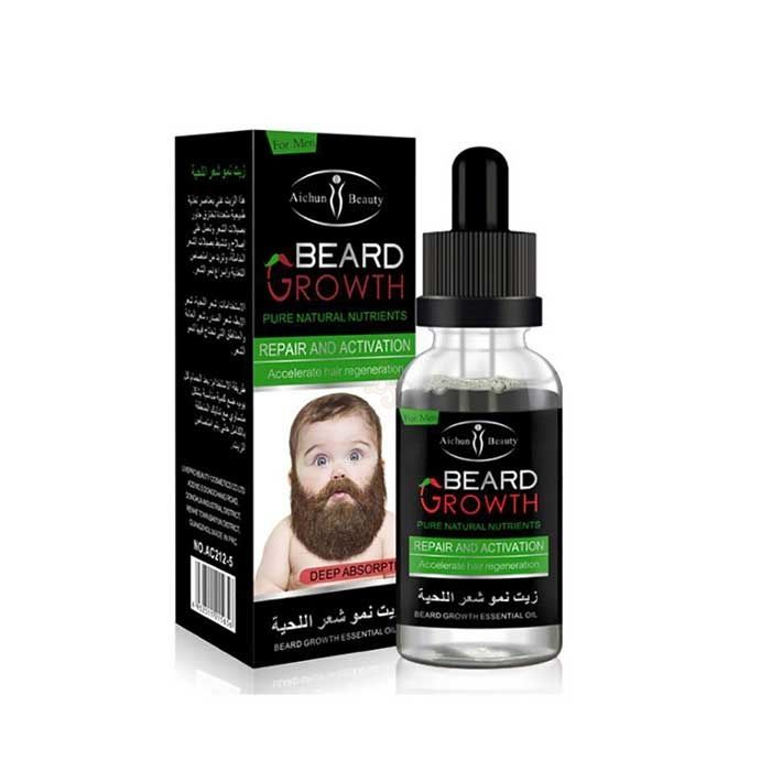 ▻ Beard Growth Oil - producte per al creixement del cabell